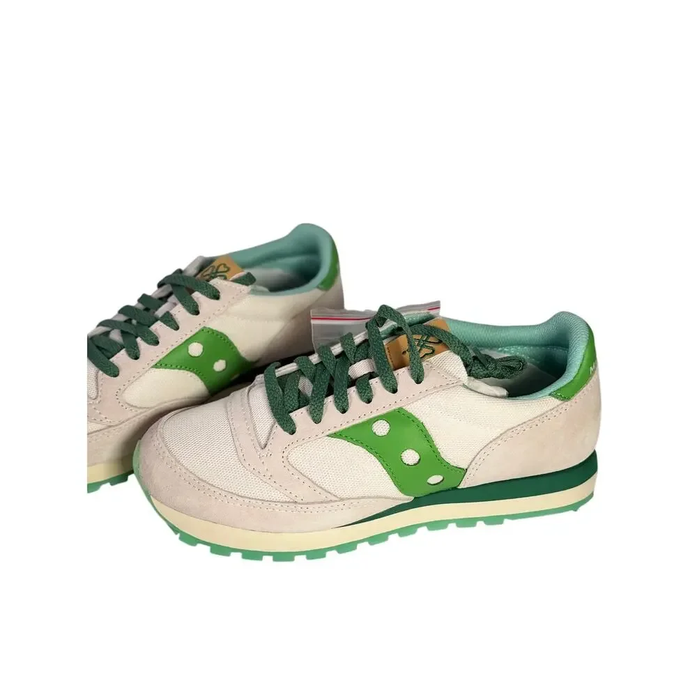Saucony Jazz Original Sneakers Women's US 8 White Green Lace Up Running Shoes